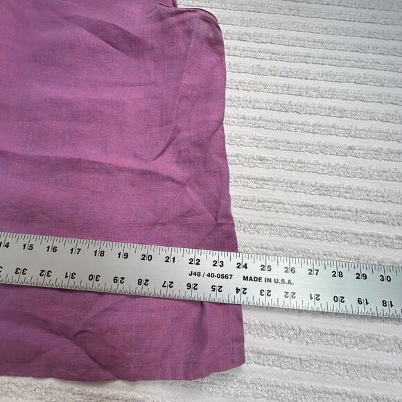 Nino Wong Womens Tank Top & Pants Outfit Set Purple Lagenlook Canvas Lightweight - Picture 11 of 15